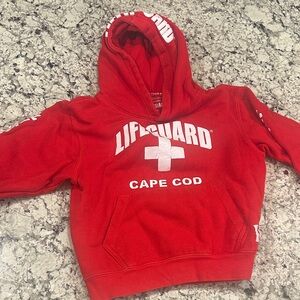 Kids Red Cape Cod  Hoodie